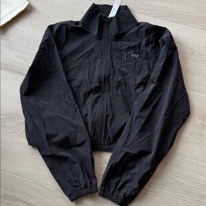 Mile Maker Run Crew Graphic Cinch-hem Jacket BNWOT